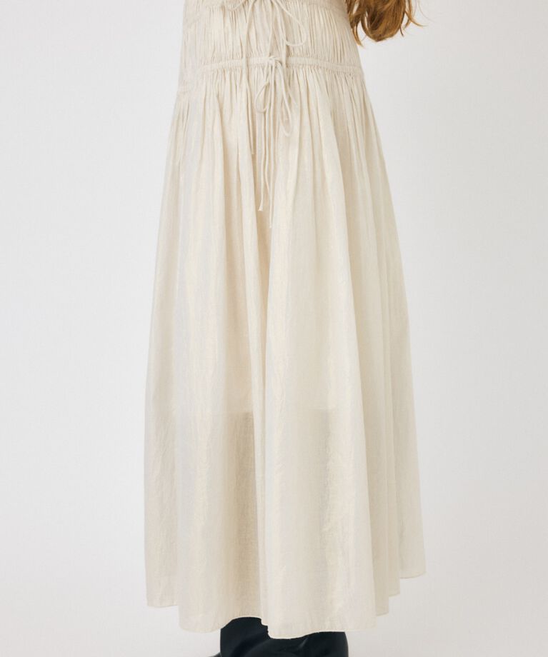 MOUSSY「SHIRRING ロングスカート」|スカート|