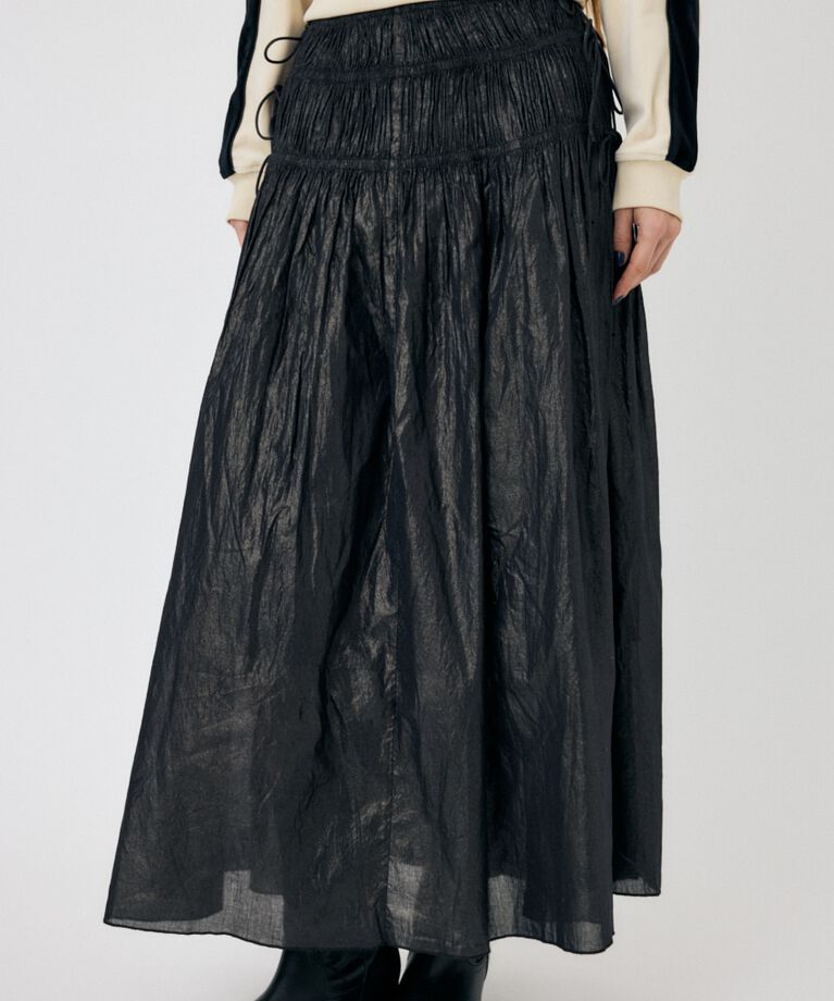 MOUSSY「SHIRRING ロングスカート」|スカート|
