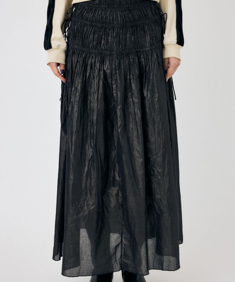 MOUSSY「SHIRRING ロングスカート」|スカート|