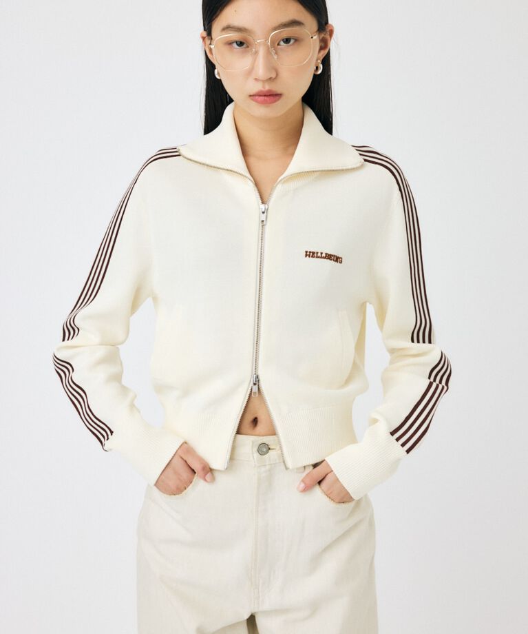 MOUSSY「KNIT トラックジャケット」|シャツ・ブラウス|