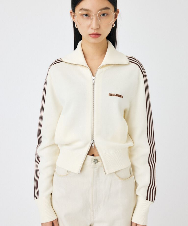 MOUSSY「KNIT トラックジャケット」|シャツ・ブラウス|