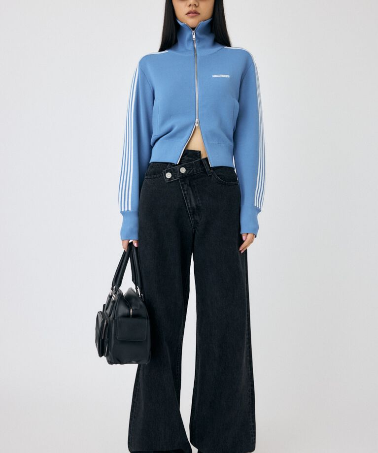 MOUSSY「KNIT トラックジャケット」|シャツ・ブラウス|