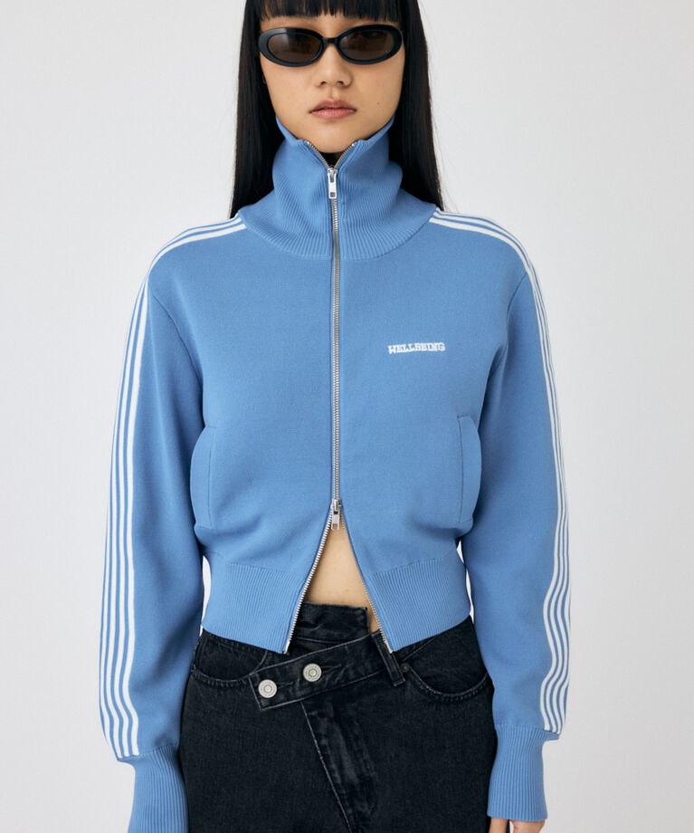 MOUSSY「KNIT トラックジャケット」|シャツ・ブラウス|