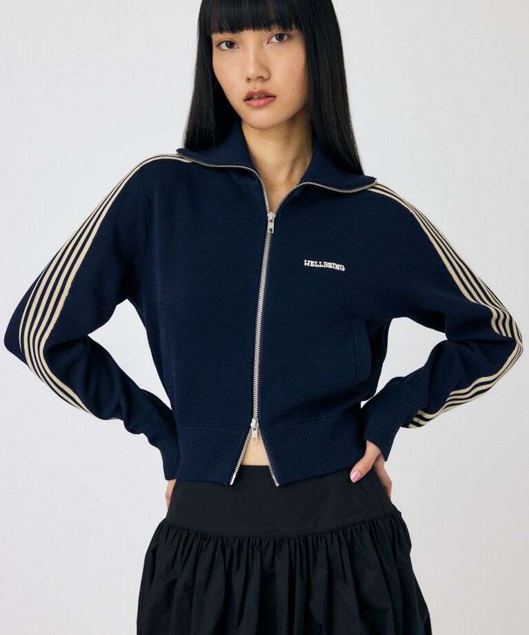 MOUSSY「KNIT トラックジャケット」|シャツ・ブラウス|