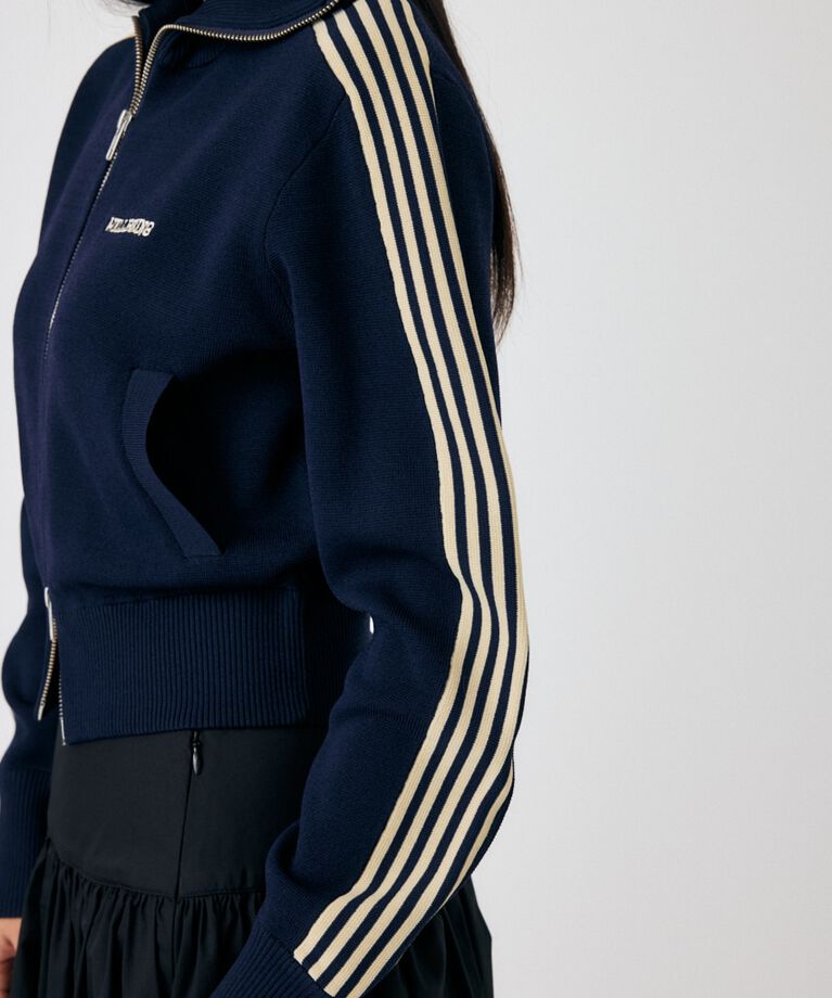 MOUSSY「KNIT トラックジャケット」|シャツ・ブラウス|