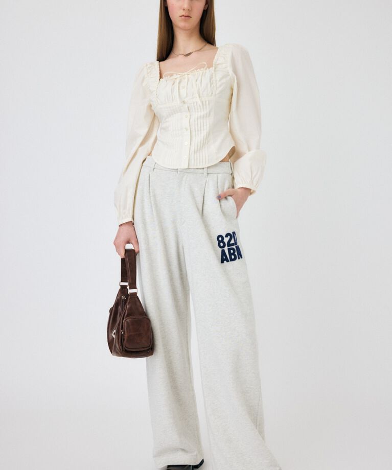 MOUSSY「PUFF SLEEVE CORSET FIT ブラウス」|シャツ・ブラウス|