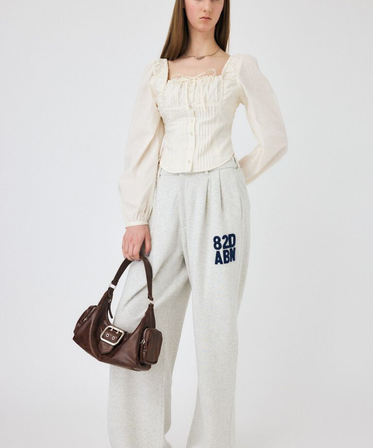 MOUSSY「PUFF SLEEVE CORSET FIT ブラウス」|シャツ・ブラウス|