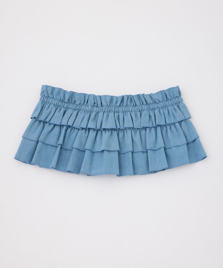 RODEO CROWNS「DENIM MULTI WAY FRILL ACCE」|その他|L/BLU1