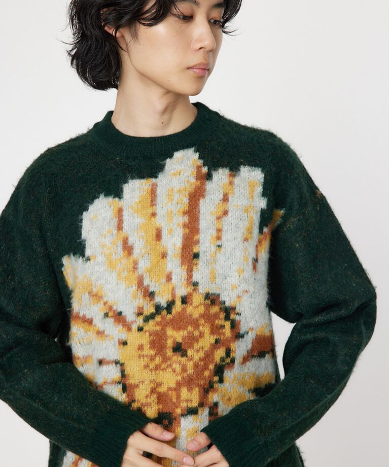 RODEO CROWNS「ビッグフラワーニット」|ニット・セーター|GRN