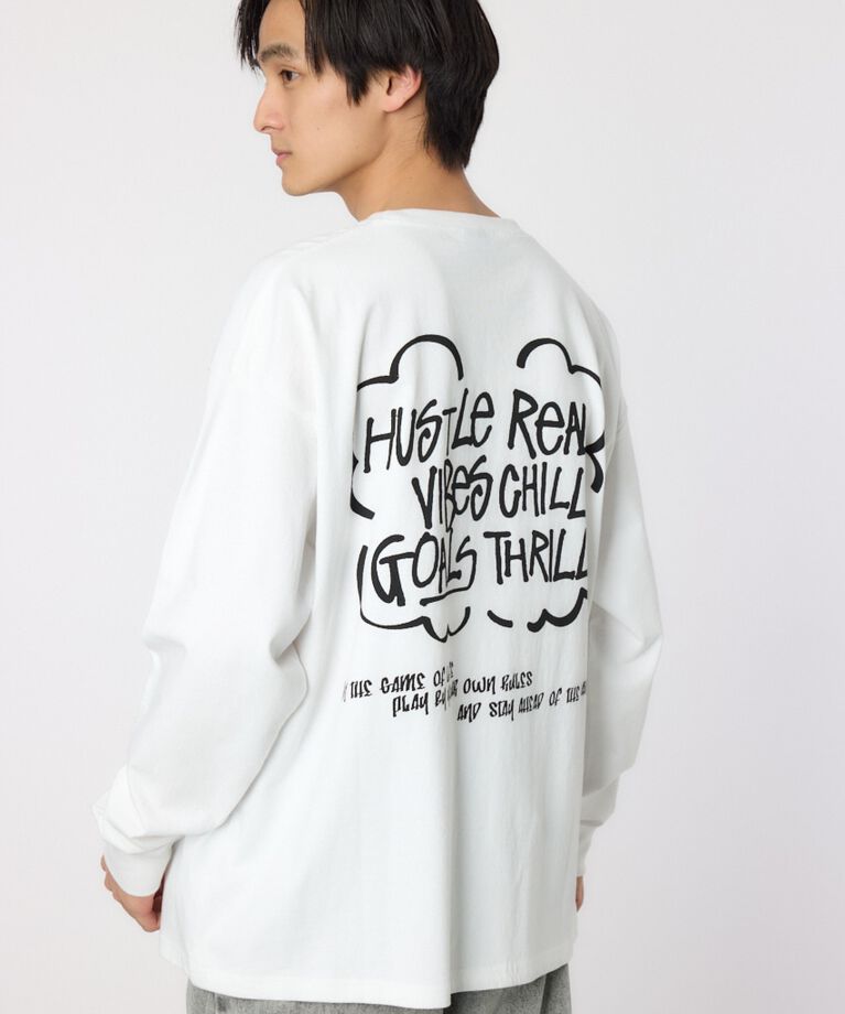 RODEO CROWNS「ランダムスケッチロングスリーブTシャツ」|Tシャツ・カットソー|