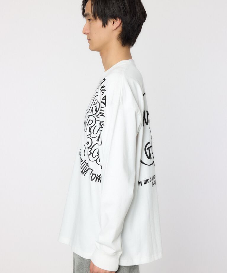 RODEO CROWNS「ランダムスケッチロングスリーブTシャツ」|Tシャツ・カットソー|