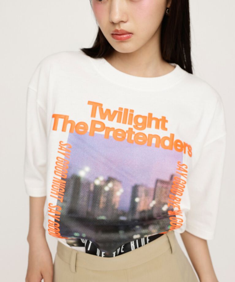 SLY「FOAM LOGO PHOTO Tシャツ」|Tシャツ・カットソー|