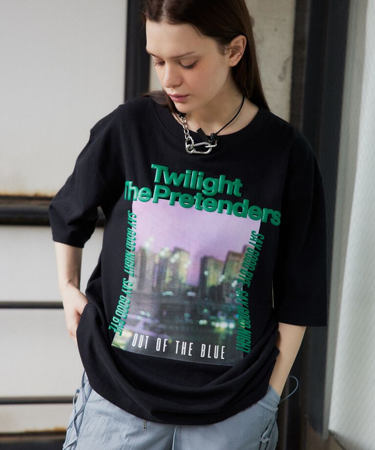 SLY「FOAM LOGO PHOTO Tシャツ」|Tシャツ・カットソー|