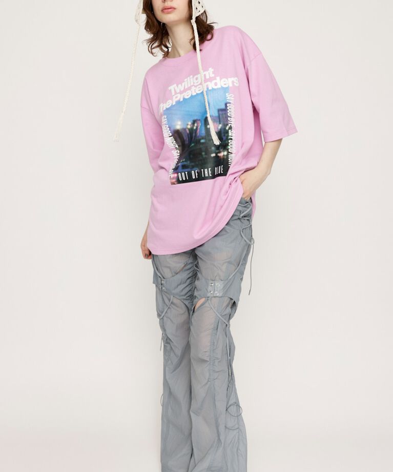 SLY「FOAM LOGO PHOTO Tシャツ」|Tシャツ・カットソー|