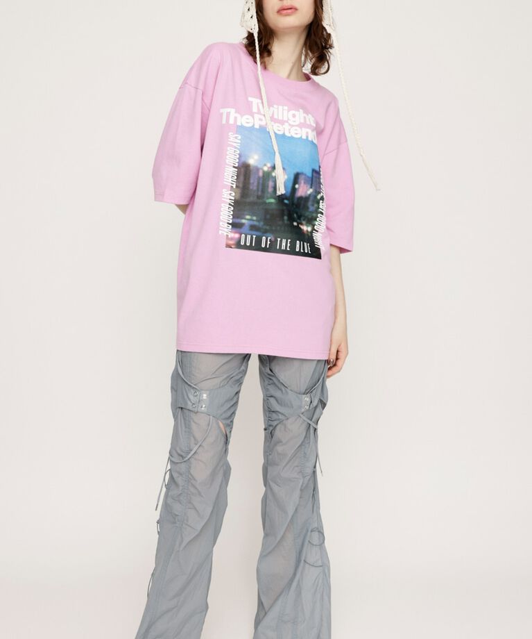 SLY「FOAM LOGO PHOTO Tシャツ」|Tシャツ・カットソー|