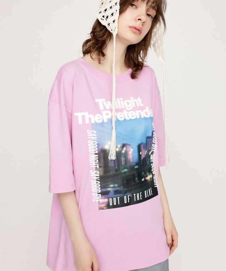 SLY「FOAM LOGO PHOTO Tシャツ」|Tシャツ・カットソー|
