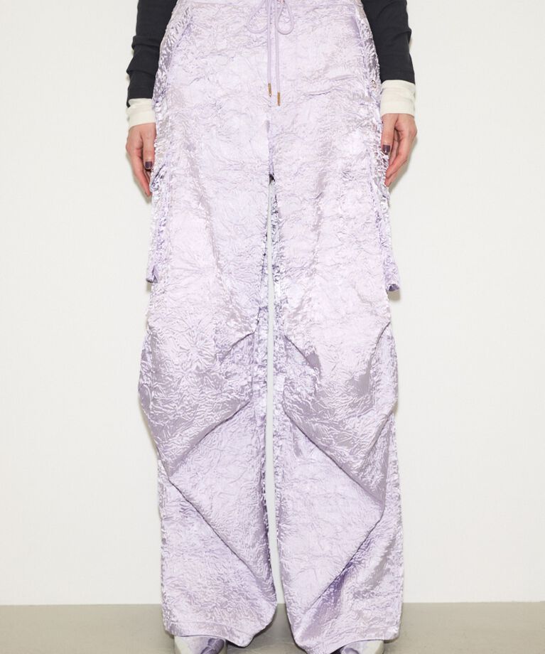 SLY「WRINKLE SATIN CARGO パンツ」|その他|