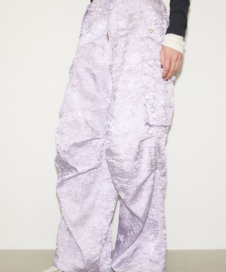 SLY「WRINKLE SATIN CARGO パンツ」|その他|