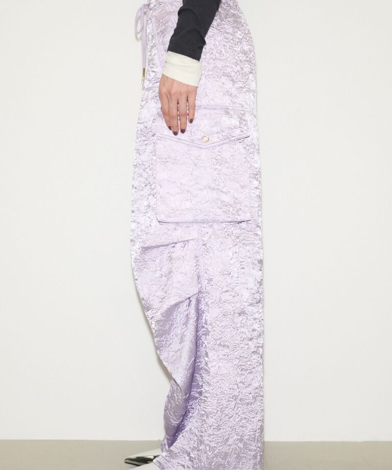 SLY「WRINKLE SATIN CARGO パンツ」|その他|