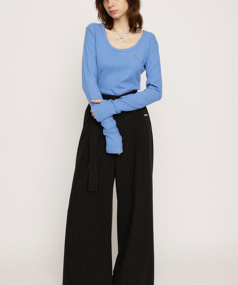 SLY「METAL PLATE BASIC トップス」|Tシャツ・カットソー|