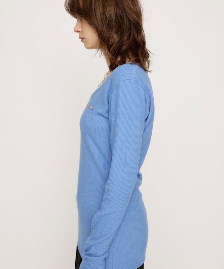 SLY「METAL PLATE BASIC トップス」|Tシャツ・カットソー|