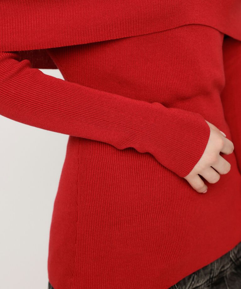 SLY「OFF SHOULDER KNIT トップス」|ニット・セーター|