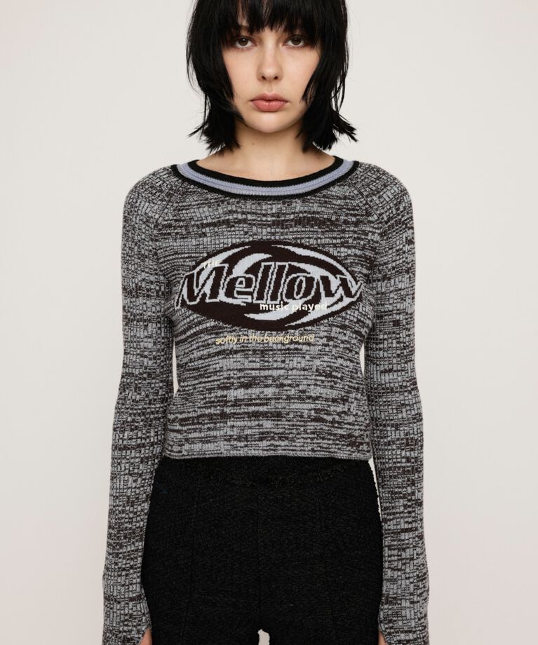 SLY「MELANGE LOGO JQ トップス」|ニット・セーター|