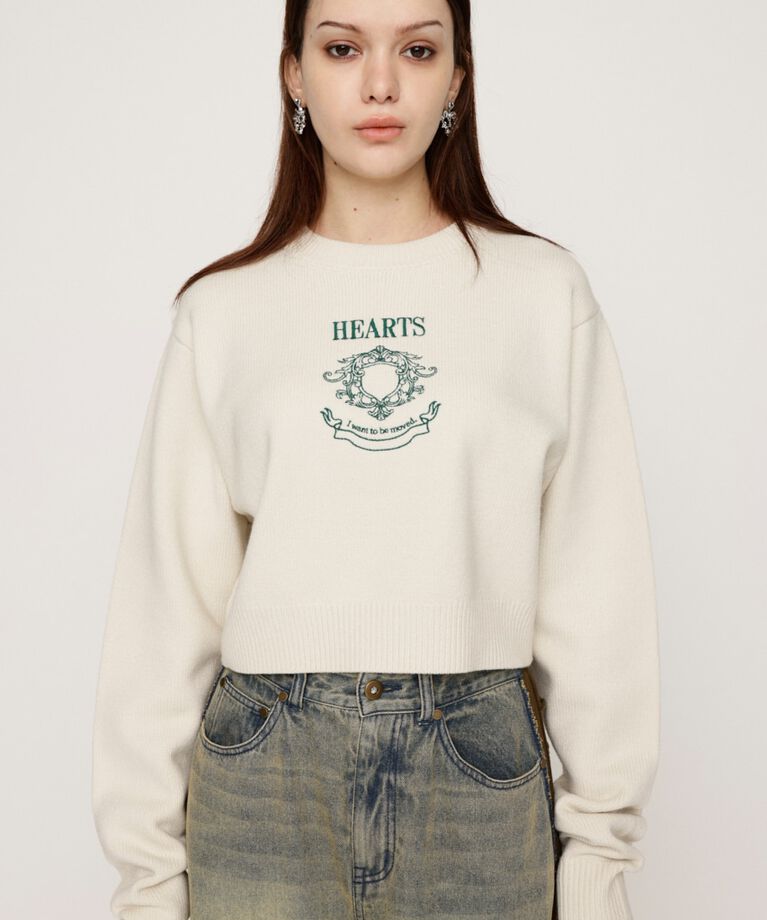 SLY「MOTIF LOGO KNIT トップス」|ニット・セーター|