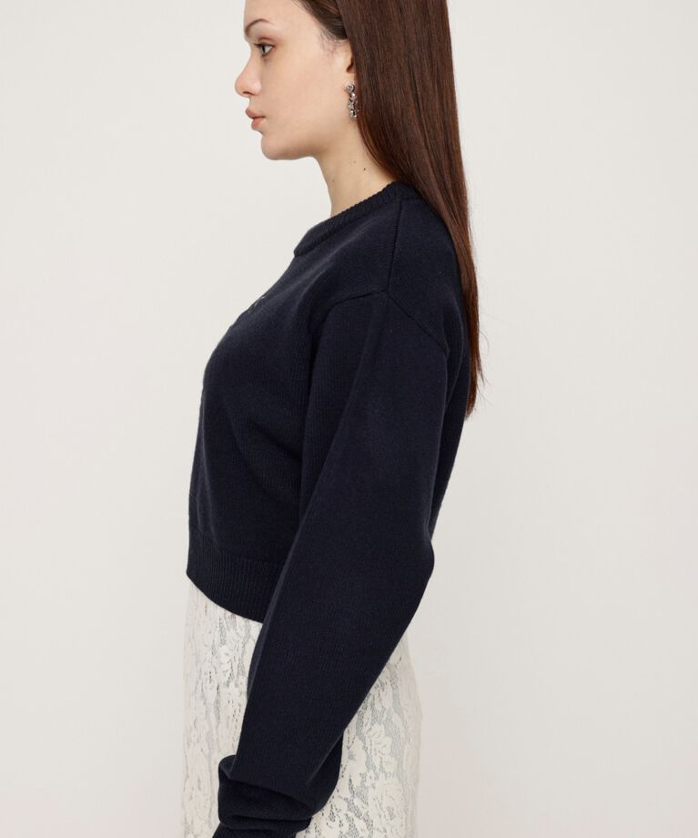 SLY「MOTIF LOGO KNIT トップス」|ニット・セーター|