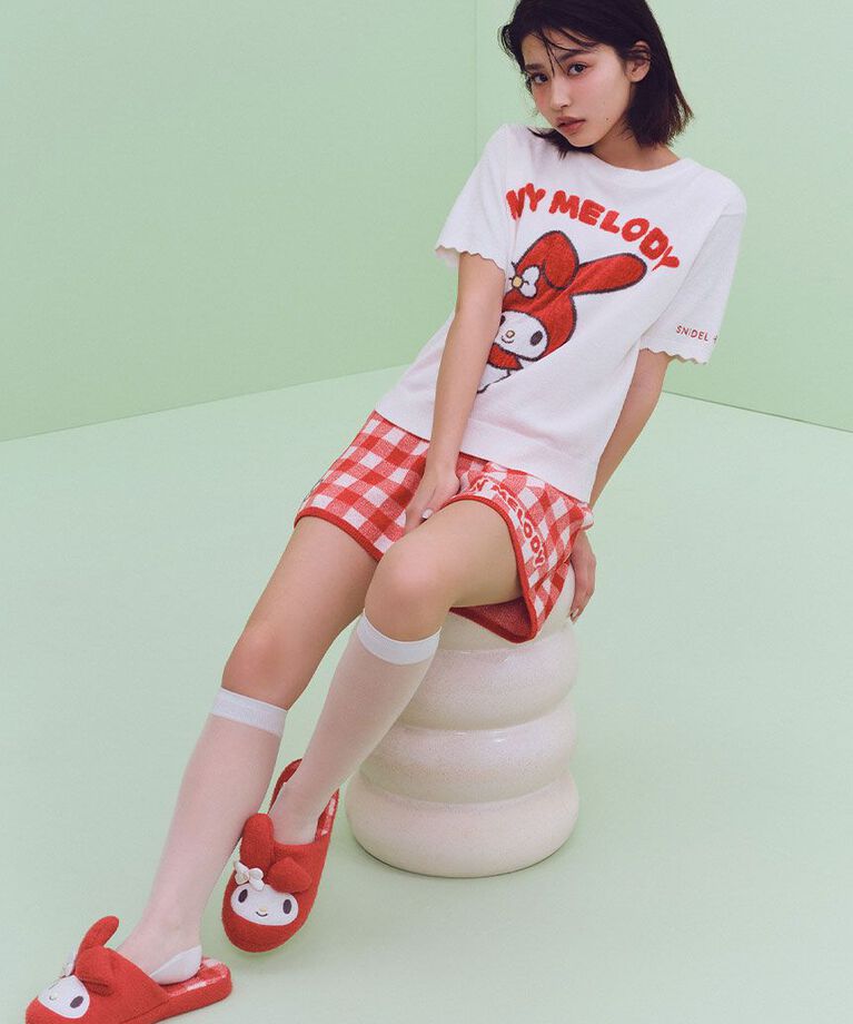 SNIDEL HOME「【MY MELODY】ニットショートパンツ」|ルームウェア|