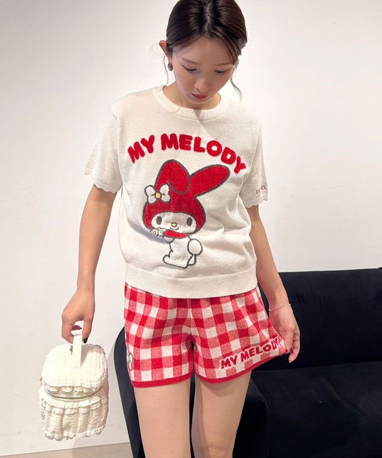 SNIDEL HOME「【MY MELODY】ニットショートパンツ」|ルームウェア|
