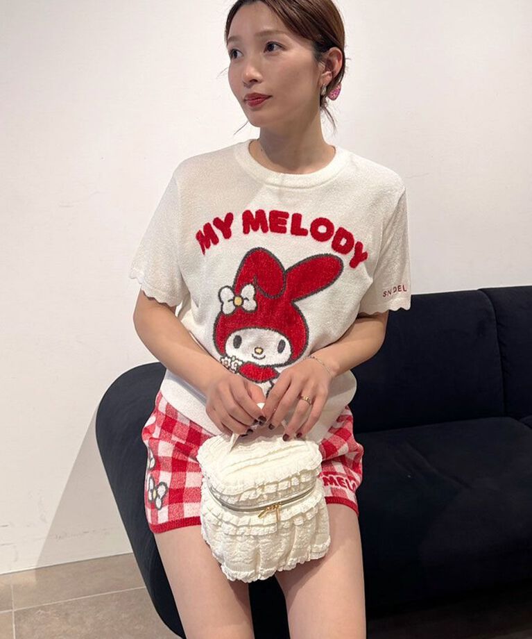 SNIDEL HOME「【MY MELODY】ニットショートパンツ」|ルームウェア|