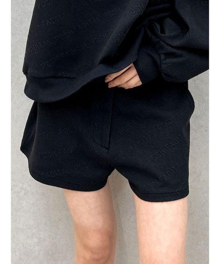 GYDA「POSH FADITAL ロゴショートパンツ【SETUP着用可】」|その他|ブラック