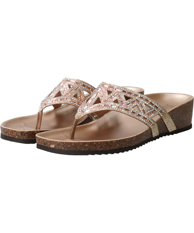IMPORT SELECT「【ITALIAN SHOEMAKERS】ホットフィックスフットベットトングサンダル」|サンダル|