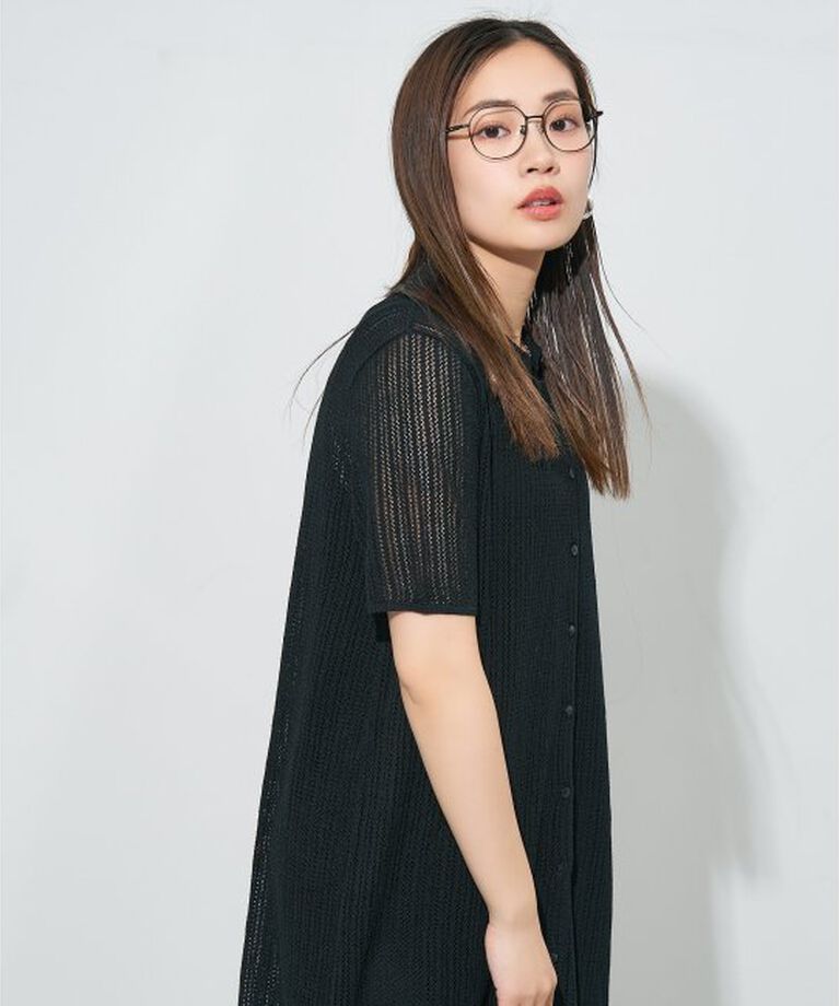  「ウエリントン型メガネ｜読書 レディース 女性用 大人可愛い 大理石｜Zoff｜CHIC レンズ交換券付」|メガネ|