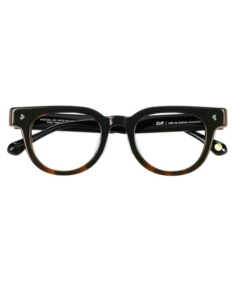  「Zoff｜JOURNAL STANDARD relume ウェリントン メガネ 太縁メガネ ジャーナルスタンダード レンズ交換券付」|メガネ|
