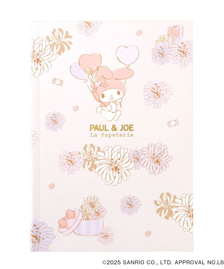 PAUL&JOE「ノート・Ａ５／ポール＆ジョーｘマイメロディ」|ステーショナリー|ピンク