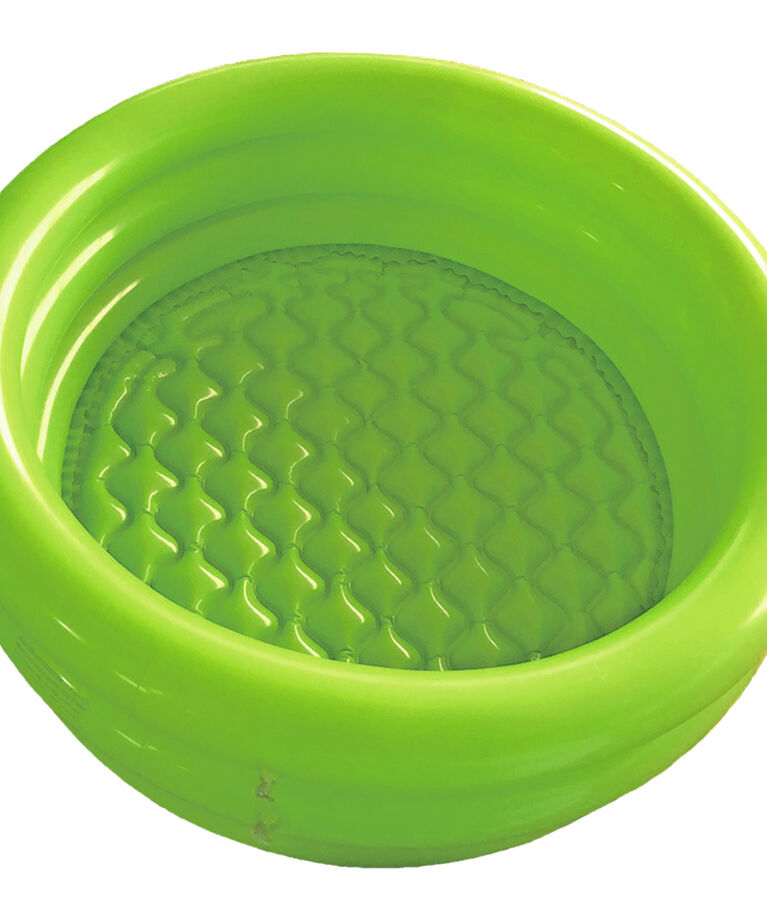 BACKYARD FAMILY「ビニールプール 子供用 通販 丸形クッションプール 家庭用プール 水遊び エアークッション」|その他|グリーン1