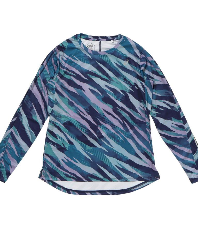 asics「【asicsｳｪｱ】WOMEN GRAPHIC LS TOP」|Tシャツ・カットソー|ブルー
