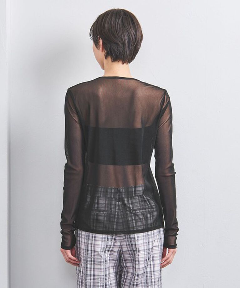 UNITED ARROWS「チュール ジャージー カットソー」|Tシャツ・カットソー|