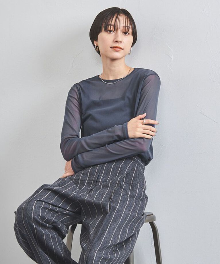 UNITED ARROWS「チュール ジャージー カットソー」|Tシャツ・カットソー|ROYAL