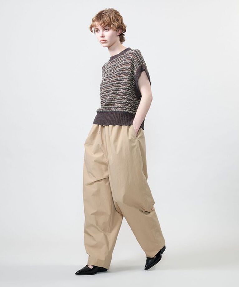 ASTRAET「＜ASTRAET＞ボーダー ノースリーブ クルーネックニット」|ニット・セーター|