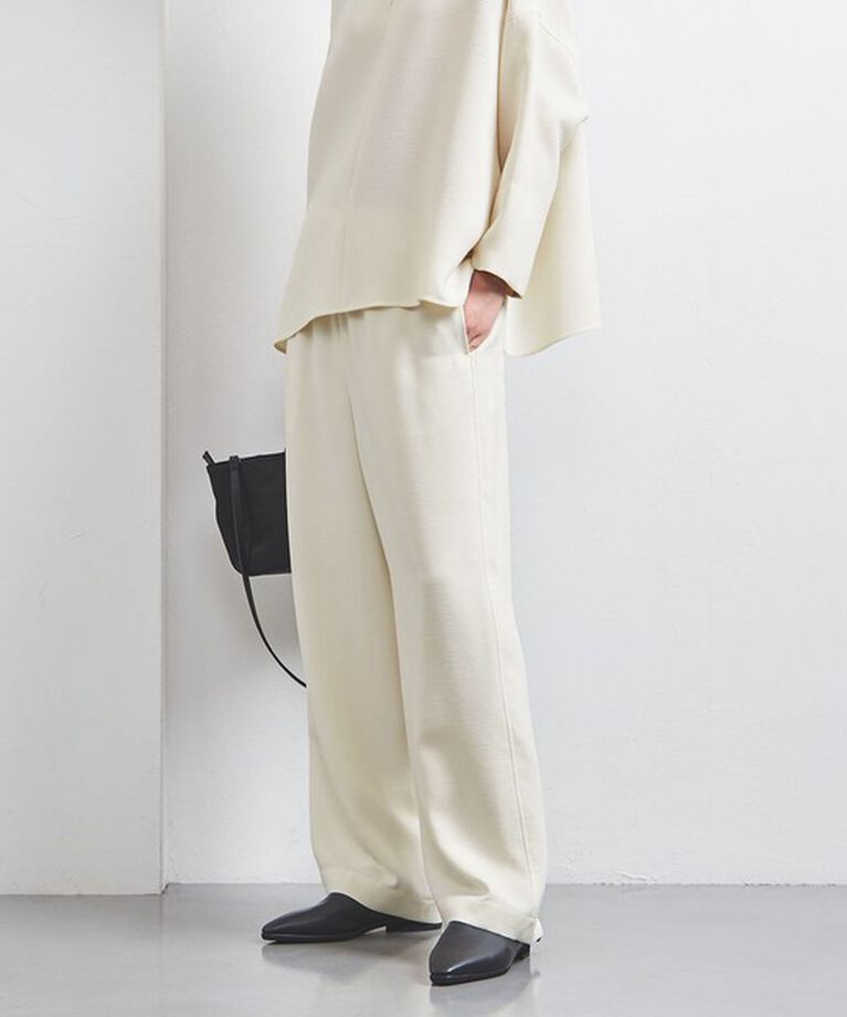 UNITED ARROWS「COMFY ストレート イージーパンツ WHITE」|その他|OFF WHITE
