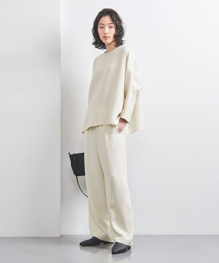 UNITED ARROWS「COMFY ストレート イージーパンツ WHITE」|その他|