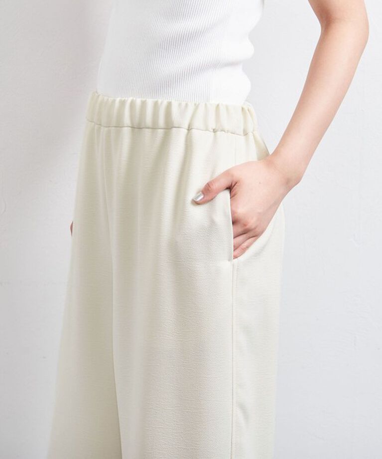 UNITED ARROWS「COMFY ストレート イージーパンツ WHITE」|その他|