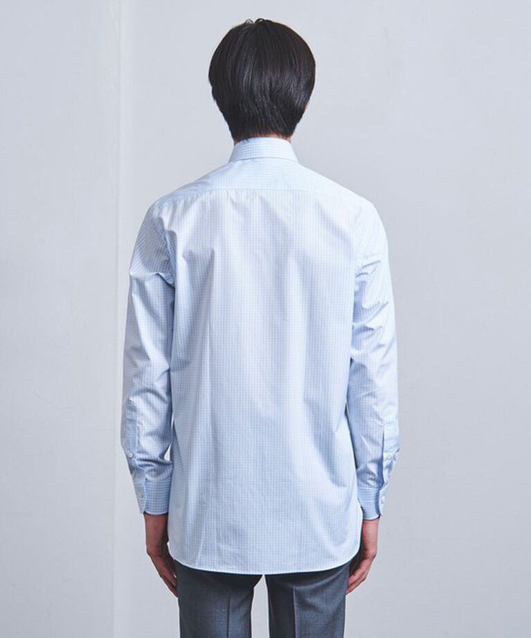 UNITED ARROWS「ALUMO/チェック ワイドカラー シャツ」|シャツ・ブラウス|