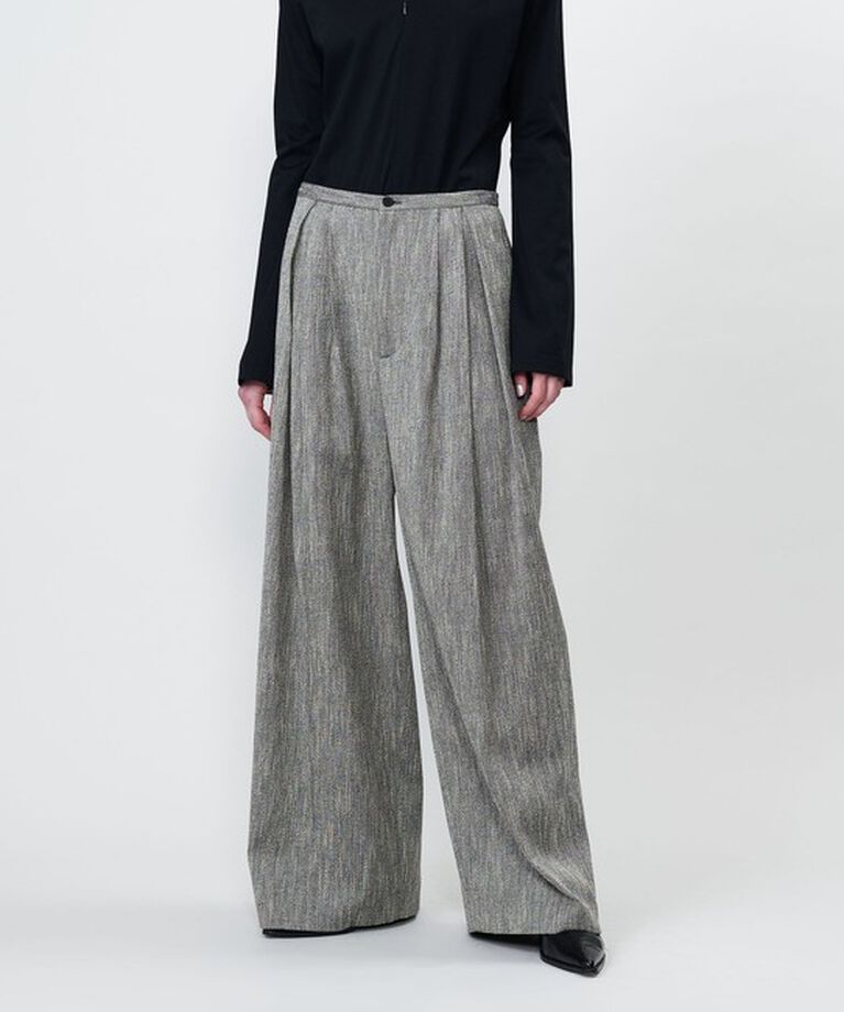 ASTRAET「＜ASTRAET＞スラブ タック ワイドパンツ」|その他|