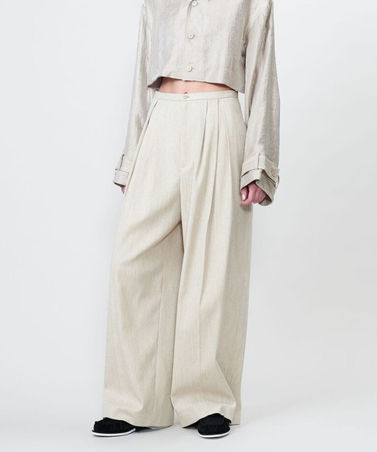 ASTRAET「＜ASTRAET＞スラブ タック ワイドパンツ」|その他|