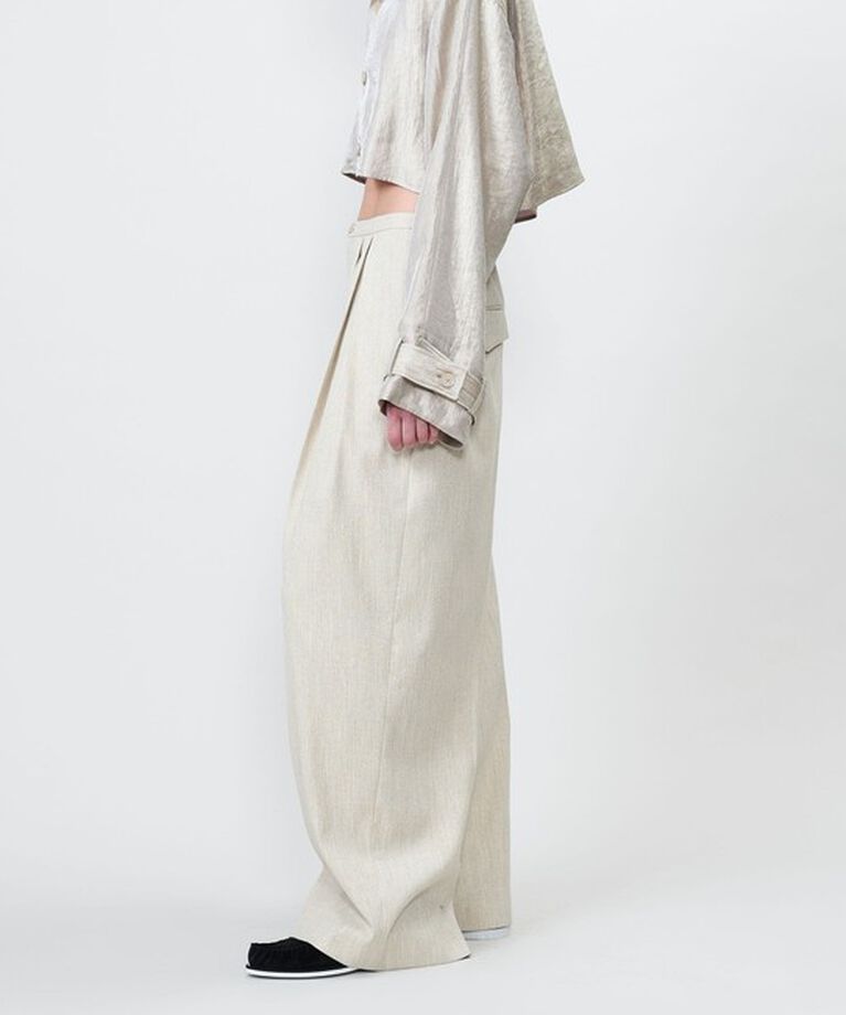 ASTRAET「＜ASTRAET＞スラブ タック ワイドパンツ」|その他|