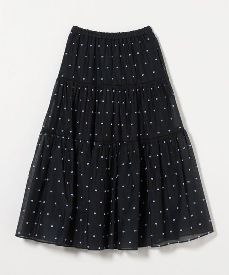 UNITED ARROWS「2トーン ドットジャガード スカート」|スカート|